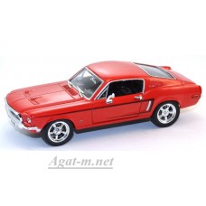 Ford Mustang 1968г., красный